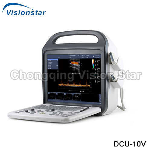 DCU-10V Veterinary Portable Laptop Color Doppler Ultrasound Machine