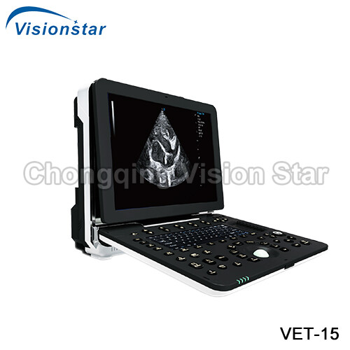 VET-15 4D Echo Color Doppler Portable Laptop Veterinary Ultrasound