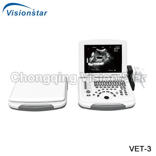 VET-3 2D M32 Black & White Portable Laptop Veterinary Ultrasound Machine