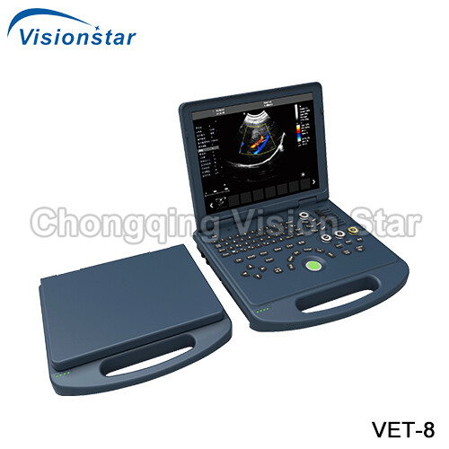 VET-8 4D Color Doppler Laptop Portable Veterinary Ultrasound Machine