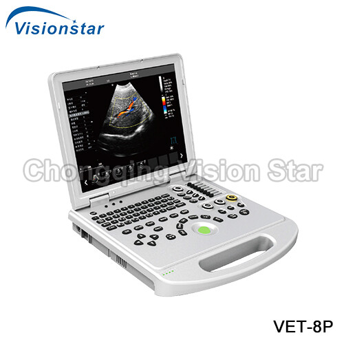 VET-8P 4D Color Doppler Portable Laptop Veterinary Ultrasound Machine